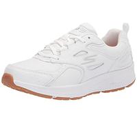 Skechers Women's GO Run CONSISTENT-Broad Spectrum Sneaker, White, 8.5 Wide