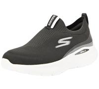 Skechers Femme GO Run Lite Aurora Sky, Textile Noir avec Bordure Blanche, 36.5 EU