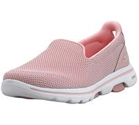 Skechers Women's GO Walk 5-15901 Sneaker, Light Pink, 8 M US