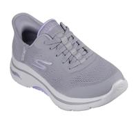 Skechers Baskets Femme Go Walk Arch Fit 2.0 Valencia Hands Free Slip-Ins – Gris/Lavande Taille 9