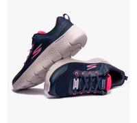 Skechers Femme GO Walk Flex Caley, Garniture Corail synthétique Bleu Marine, 37 EU