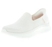 Skechers Femme Go Walk Flex Chausson, Bordure Textile Blanc cassé, 43 EU