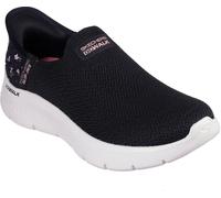 Skechers Women's Go Walk Flex Sunset Rose Slip-On Runners Floral noir/rose 8 (41) Female