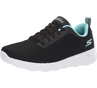 Skechers Women's Go Walk Joy-15641 Sneaker, Black Aqua, 38 EU