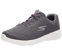 Skechers Womens Go Walk Joy - Ecstatic Sneaker, Charcoal, 7.5 Wide US