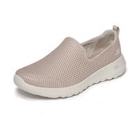 Skechers Women's Go Walk Joy Slip On Trainers, Beige (Taupe), 6.5 UK 39.5 EU