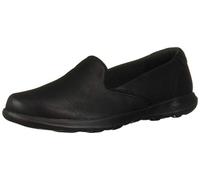 Skechers Women's GO WALK LITE - QUEENLY Closed Toe Ballet Flats, Black (Black Textile/Trim BBK), 4.5 UK 37.5 EU