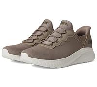 Skechers Women's Hands Free Slip-ins Bobs Squad Chaos-Daily Inspiration Sneaker, Taupe, 5