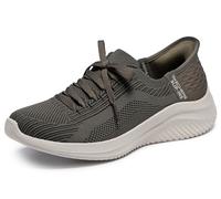 Skechers Women's Hands Free Ultra Flex 3.0 Brilliant Path Sneaker, Vert Olive, 38 EU