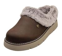 Skechers Women's Keepsakes Lite Cozy Blend Slipper, Chocolat, 36 EU