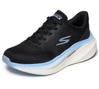 Skechers Women's Max Cushioning Arch Fit Roslyn Sneaker, Black/Blue, 8.5