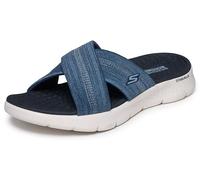 Skechers Women's O-t-g GO Walk Flex Sandal Impressed, Tissu bleu marine., 42 EU