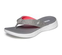 Skechers Women's On-The-go 600-15304 Flip-Flop, Gris/rose, 38 EU