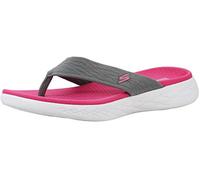 Skechers Women's ON-The-GO 600-SUNNY Flip-Flop, Taupe, 8