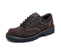 Skechers Women's Parties-Mate Oxford,Chocolate Suede Leather,8 M US