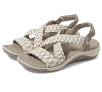 Skechers Women's Reggae Cup-Coastal Trail Flat Sandal, Taupe Natural, 37.5 EU