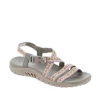 Skechers Women's Reggae-Dream Weaver Sport Sandal, Taupe Multi, 37.5 EU