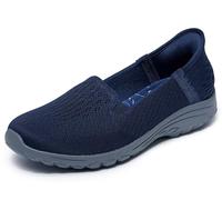 Skechers Chaussures femme Reggae Fest 2.0 Guiding Light Mesh bleu marine 38,5 EU