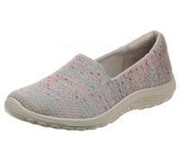Skechers Women's Reggae Fest-Wicker-Engineered Knit Twin Gore Slip on (Willows) Loafer Flat