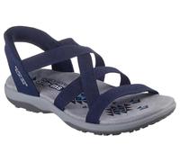 Skechers Women's Reggae Slim-Stretch Flex Hands Free Slip-ins Sandal, Navy, 9