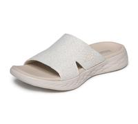 Skechers Femme on-The-go 600 Stretch Knit Slide Sandale Glissante, Naturel, 36 EU