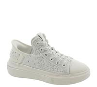 Skechers Women's Snoop One Rhine-Stoned Sneaker, Blanc, 41 EU