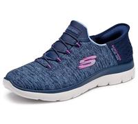 Chaussures Skechers Summits Slip-Ins bleu rose femme - 39.5