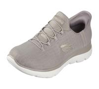 Skechers Femme Summits Classy Night Basket, Taupe, 37.5 EU