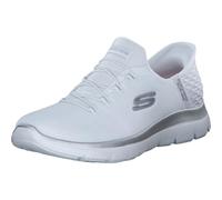 Skechers Chaussures Summits Diamond Dream Slip-ins Blanc Argent Femme 39