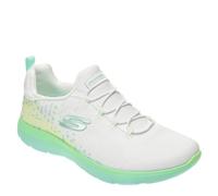 Skechers Women's Summits Morning Glow Slip-on Sneaker, White Multi Wmlt, 37 EU