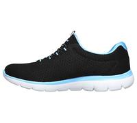 Skechers Sneaker Summits Femme Noir Turquoise 37,5 EU Large