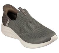 Skechers Women's Ultra Flex 3.0 Cozy Streak Sneaker, Olive Knit Trim, 37.5 EU
