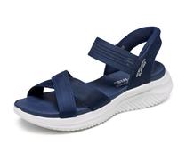 Skechers Women's Ultra Flex 3.0-Never Netter Hands Free Slip-ins Sandal, Bleu Marine, 38 EU