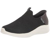 Skechers Women's Ultra Flex 3.0 Smooth Step Sneaker, Black 00, 4 UK Wide