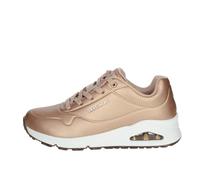 Skechers Women's UNO Bold Trainers, Pink (Rose Gold Duraleather Rsgd), 7 (40 EU)