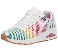 Skechers Women's Uno-Eye Catching White Multi 9.5 M