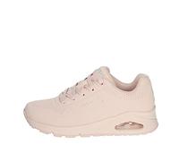 Skechers Women's Uno Frosty Kicks Sneaker, Lt Pink Durabuck Textile Trim, 36 EU
