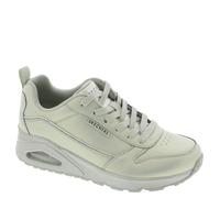 Skechers Women's Uno Galactic Gal Sneaker, Gris, 37.5 EU