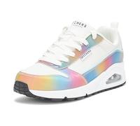 Skechers Women's Uno-Opalescent Sneaker, Blanc/Multicolore, 37 EU