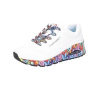 Skechers Baskets UNO Ravaged Love Femme Blanc 36