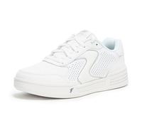 Skechers Women's Viper Court Classic Sneaker, White Leather Textile Synthetic, 39 EU