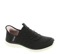 Skechers Femme Virtue Glow Basket, Noir, 38.5 EU