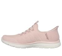Skechers Women's Virtue Glow Sneaker, Fuchsia, 4.5 UK