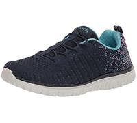Skechers Women's Virtue Sneaker, Bleu Marine, 38 EU