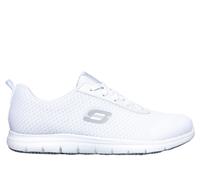 Skechers Work Relaxed Fit: Ghenter - Bronaugh SR Chaussures Moyen Width en Blanc, Pointure 35.5