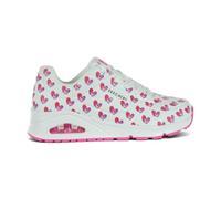 Skechers x Jason Naylor Women's UNO - Live Life Colorfully White/Pink Sneaker...