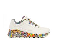 Skechers x Jen Stark Women's Uno - Mini Drip White/Multicolor Sneakers 177959...
