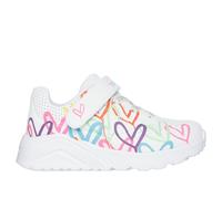 Skechers x JGoldcrown: UNO Lite - Love Levitate Chaussures Moyen Width en Blanc, Pointure 24, Lavable en machine