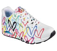 Skechers x JGoldcrown: UNO - Spread the Love Chaussures Moyen Width en Blanc, Pointure 37