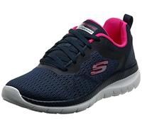 Skechers Zapatillas Deportivas Mujer Bountiful Quick Path Azul Oscuro, Chaussure de Piste d'athlétisme,